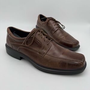 ecco Brown Leather Derby Shoe Size 45/11-11.5